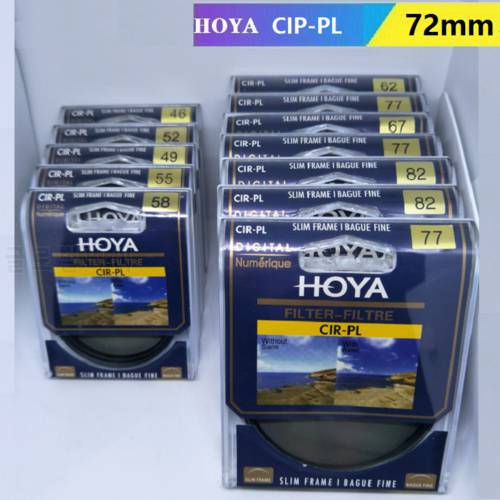 Genuine HOYA 72mm Circular Polarizing CIR-PL SLIM CPL Filter Slim Polarizer Protective Lens Filter for Camera Nikon Sony Lens