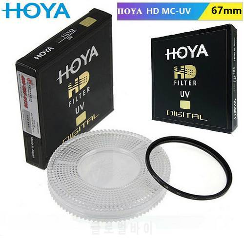 Original HOYA HD MC-UV 67mm Hardened Glass 8-layer Multi-Coated Digital UV Ultra Violet Filter for Nikon Canon Sony Camera Lens