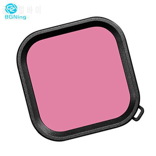 BGNing Colorful Filters for Gopro Hero 8 Black Waterproof Case Diving Square Filter for GOPRO8 Red Pink Purple for Hero8 Camera