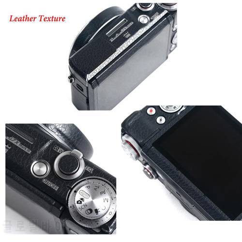 Anti-Scratch Camera Body Film Kit for Canon G7X MarkIII G7XIII G7XM3 G7X3 protective sticker Leather Texture Carbon Fiber