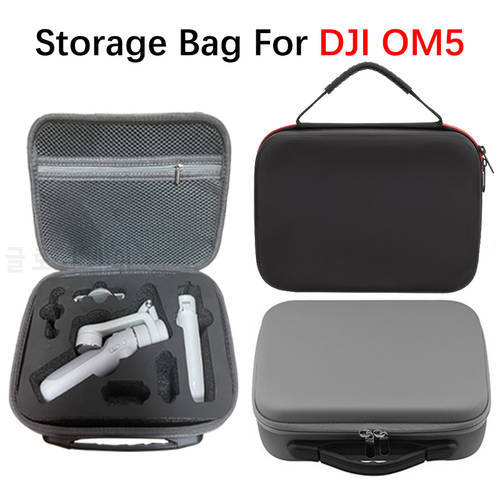 For DJI OM5 Storage Bag Carrying Case DJI Osmo Mobile 5 Handheld Gimbal Portable Protection Bag Handbag Accessories Set Bag