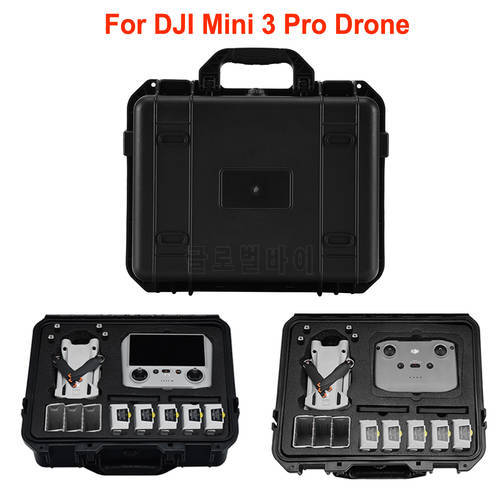 Storage Case for DJI Mini 3/3 PRO Drone Portable Suitcase Hard Shell Waterproof Explosion-proof Carrying Box for DJI RC/RC-N1