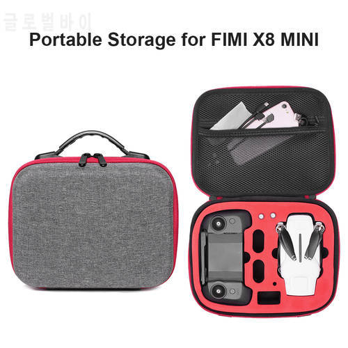 Travel Portable Case Carrying Storage Bag for FIMI X8 Mini Drone Remote Control Shockproof Tote Handbag