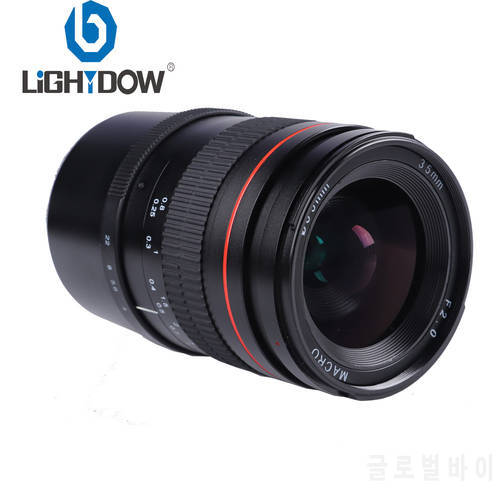Lightdow 35mm F2.0 Fixed Focus Full Frame Manual Camera Lens For Sony E Mount A7 A7M2 A7M3 NEX 3 5N 5R 5T A6500 A6000 A5100
