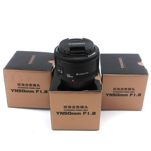 YONGNUO YN50mm F1.8 AF MF 50mm F/1.8 Lens Large Aperture Fixed Focus Prime Lens for Canon EOS DSLR Full-frame & APS-C Cameras