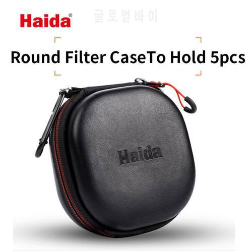 Haida Protective Filter Case for Circular Round Camera Lens Filters GND CPL UV ND Clear-Night Mist Black Storage Bag