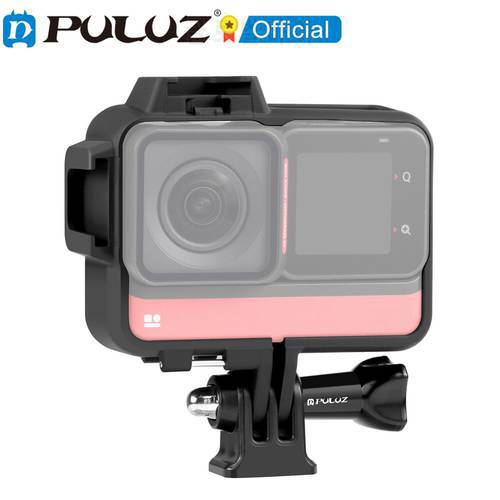 PULUZ Plastic Frame Case for Insta360 One RS 4K / 360 / 1-Inch Edition Sports Action Cameras Protective Case