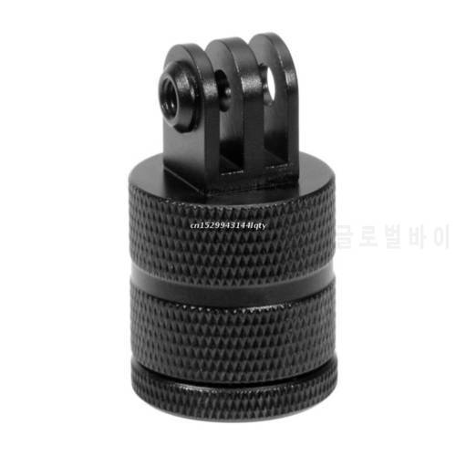 360 Degree Rotatable Tripod Connector Compable with Go Pro Hero 3+ 4 5 Session 6 7 Sports Action Camera Strong Durable Dropship