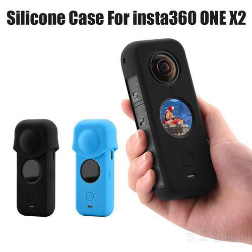 Anti-Scratch Shell Protective Action Camera Protector Lens Cover Case Cover Silicone For Insta360 ONE X2