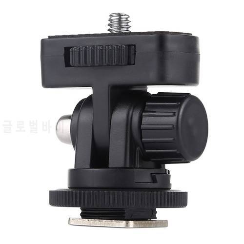 PULUZ 1/4 inch Screw Thread Cold Shoe Tripod Mount Adapter for smartphone/DSLR Cameras