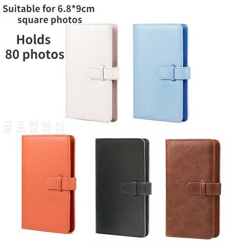 Portable Photo Album Suitable for Polaroid Square SQ1/SQ20/SQ10/SQ6/SP-3 Photo Album Album Leather Dustproof and Scratch-proof