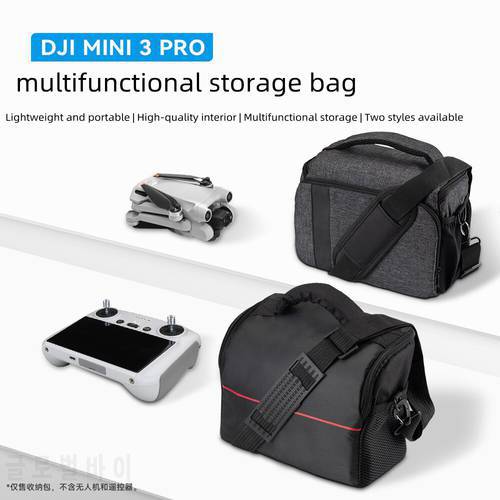 One-shoulder Storage Bag for DJI Mini 3 Pro Portable Messenger Remote Control Bag Drone Accessories