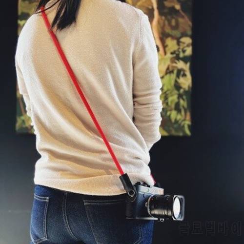 1.2m hand-woven Nylon rope Camera Shoulder Neck Strap Belt for Leica M10 Fuji-film XT10 XT20 XT30 X100 Ricoh GR2 GR3 NIKON Z6 Z7