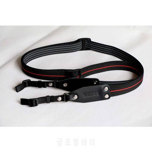 Handmade Camera Strap Shoulder Nylon Sling Belt with Leather Head For Camera Zeiss Ikon Binoculars Wide Strap