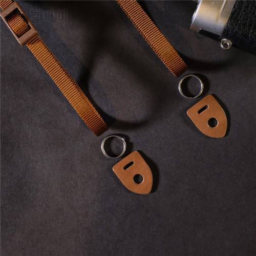 Universal Digital SLR Lanyard Neck Shoulder Carrying Cloth General Adjustab Denim style camera strap Cow Leather