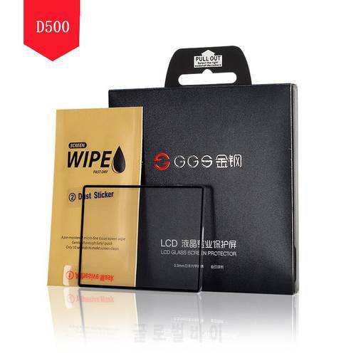 GGS 4th Generation for Nikon D500 Electrostatic Adsorption Professional LCD Screen Protector Glass