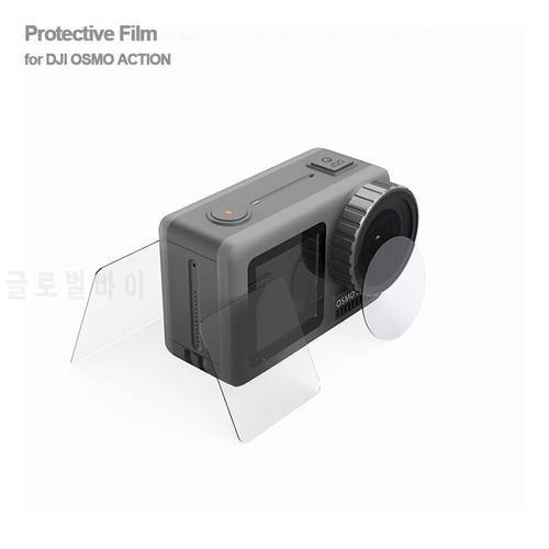 DJI OSMO ACTION Camera Protective Film Tempered Glass 9H Lens Film LCD Screen HD Protector Film Anti-fingerprint Explosion Proof