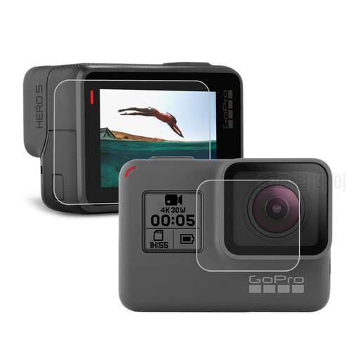 For GoPro HERO7 Black White Silver Version Camera Lens Protective Film LCD Display Screen Protector for Hero6 Hero5
