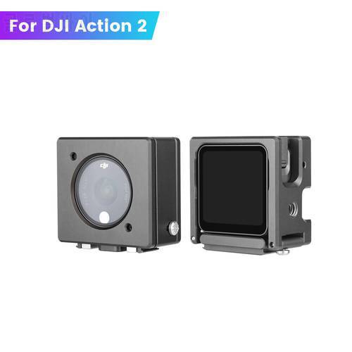 For DJI action 2 Aluminum Alloy Protective Case Rabbit Cage anti Falling Sleeve Camera Heat Conduction Heat Dissipation Frame