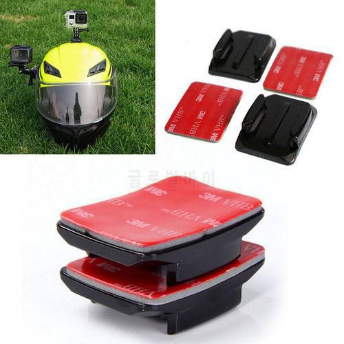 Flat Curved Base Mount Set 3M VHB Adhesive sticker for Gopro stand Hero 4 3 2 1 Replacement Mounting Helmet Base Accessories