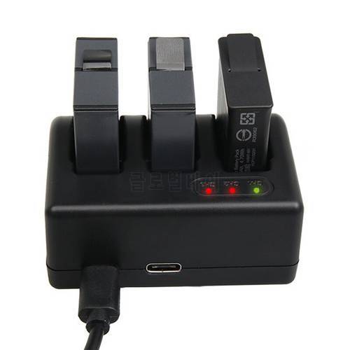 3 Ports Battery Charger For GoPro Hero 6 5 AHDBT-501 Dock Sports Action Camera Accessories F3135