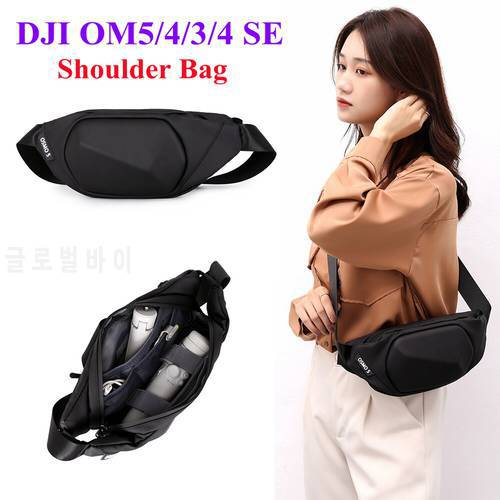 for DJI OM6 Shoulder Bag Casual Storage bag Protable Chest Bag for DJI Osmo 5/4 Mini Handheld Gimbal Carrying Case Accessories