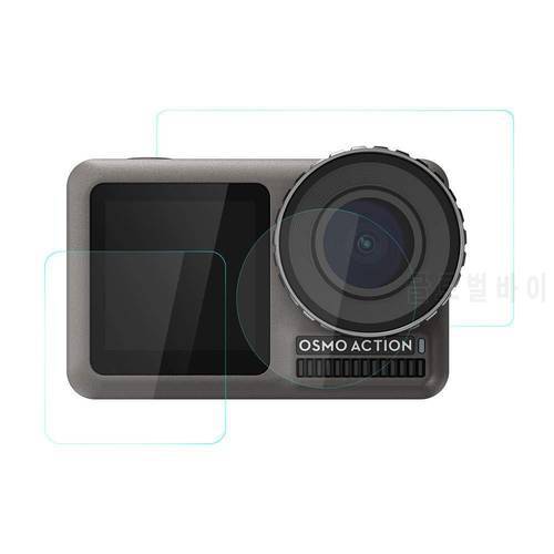 3pcs Screen Protection Nano Film Sports Camera Protective Film Set for Dajiang Osmo Action