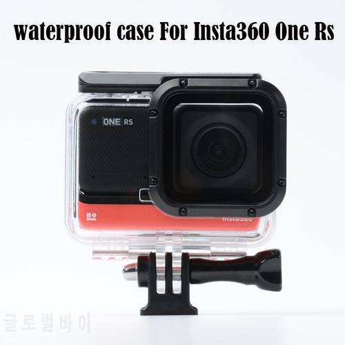 60m Waterproof case For Insta360 ONE RS Diving Case For Insta 360 4K Boost Lens Waterproof Box Protective Shell Cover Accessory