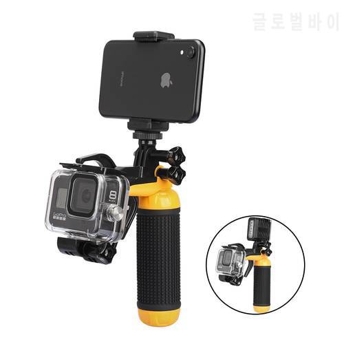 HONGDAK Water Floating Hand Grip Handle Mount Accessory for GoPro Hero 11 10 9 8 7 6 5 4 SJ4000 SJ5000 Insta360 Action Camera