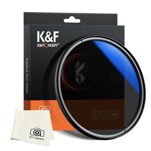 K&F Concept CPL Camera Lens Filter Ultra Slim Optics Multi Coated Circular Polarizer 49mm 52mm 58mm 62mm 67mm 77mm 82mm