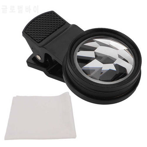 Clip On Phone Lens Phone Octahedral Kaleidoscope Multi Image External Filter Lens for Phone