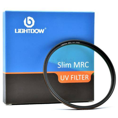 Lightdow Protective UV Filter Schott Glass Ultra-thin Slim MRC UV Filter For Camera Lens 49MM-82MM