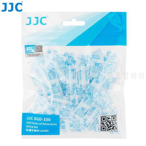 JJC 100 Bags Universal Desiccant Silica Gel Non-toxic Moisture Absorber Sachet for ND Lens Filter Camera Photography Accessories