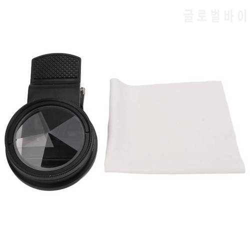 Phone Camera Lens Glass Prism Universal Detachable Mobile Phone Selfie Photography Accessory with Clip