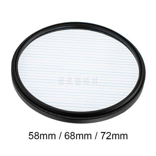 Blue Streak Filter Effects Filter W/Rotating Ring Optical Glass Anamorphic for DSLR Cinematice Video Lens Slr Camera Accessories