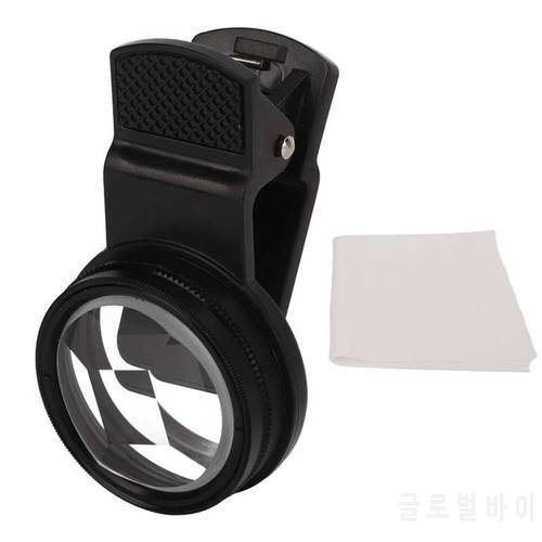 Clip On Lens Four Sided Special Effects Ghosting Phone Camera Lens External Selfie Photography Clip On Lens