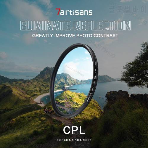 7artisans CPL Filter 18 Layer Accessories for the Camera Lens Photography High Flow Air Filter DSLR Polarizing Lenses
