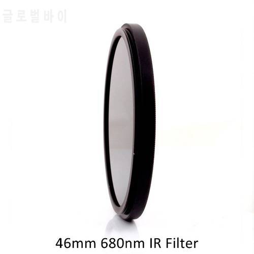 46mm 680nm R68 Infrared IR Optical Grade Glass Filter for Camera Lens Accessories