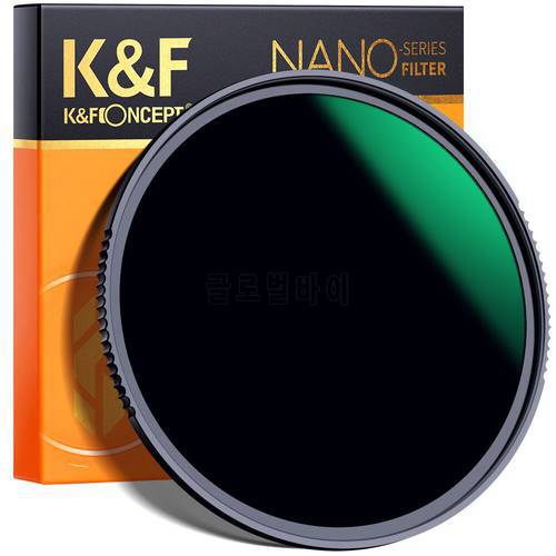 K&F Concept 52mm 67mm 72mm 77mm 82 95mm Nano-X ND1000 ND Lens Filter Multi-Layer Coating Neutral Density Filter for Camera Lens