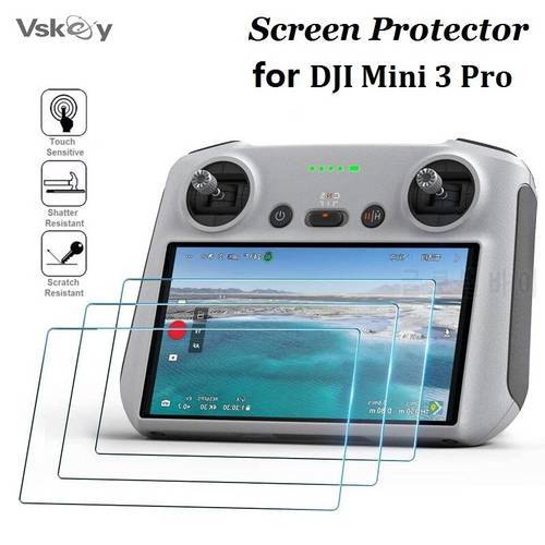 10PCS Tempered Glass for DJI Mini 3 Pro Remote Control LCD Screen Protector Anti-Scratch Protective Film