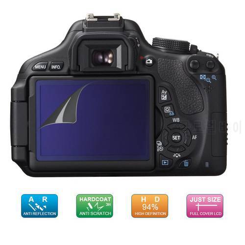 (6pcs, 3pack) LCD Guard Film Screen Display Protector for Canon EOS 600D Rebel T3i / EOS M M2 Digital Camera