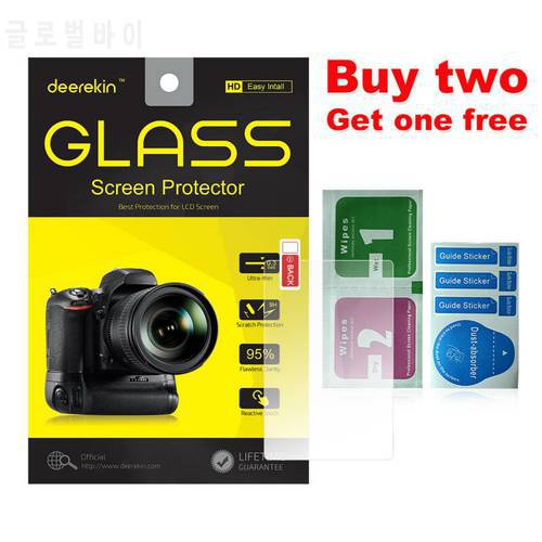 Deerekin 9H Tempered Glass LCD Screen Protector for Nikon 1 J3 Mirrorless Digital Camera