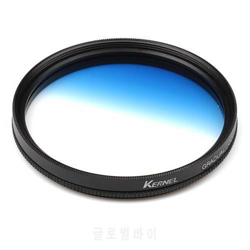 Kernel 77cm Gradual Blue Lens Filter Camera Accessory