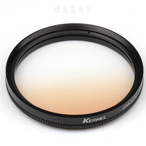 Kernel 62mm Gradual Brown/Gradual Orange/Gradual Yellow/Gradual Pink/Gradual Blue Lens Filter Camera Accessory