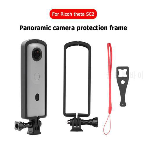 Panoramic Camera Protective Case with Lanyard Protect Border for Ricoh Ricoh Sc2 Protection Effectively Protect Your Camera