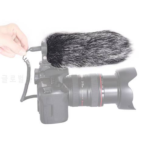 Artificial Fur 7cm Microphone Windshield Fur Muff Windscreen For Mic108 Camera Recorder