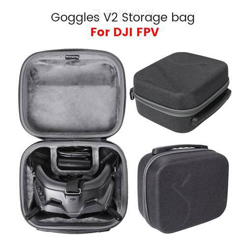 Portable Storage Bag Box for DJI FPV Flight Glasses V2 Suitcase Protection Accessories For DJI FPV Accessories