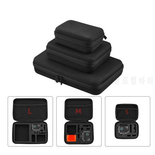 Portable Carry Case Small Medium Large Size Anti-shock Storage Bag For GoPro- Hero 9 Action Camera Handbag Hard Shell Box