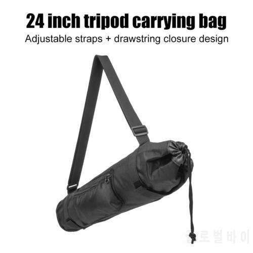 24-inch Portable Slr Tripod Carrying Case Drawstring Bag For Mobile Phone Selfie Live Camera Bracket Storage Pouch