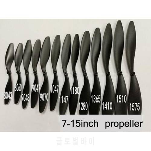 10PCS 1575 1510 1410 1365 1280 1180 1147 1080 1047 9048 9047 8060 8043 7060 9070 Propeller Blade Paddle Slow Props RC Airplane